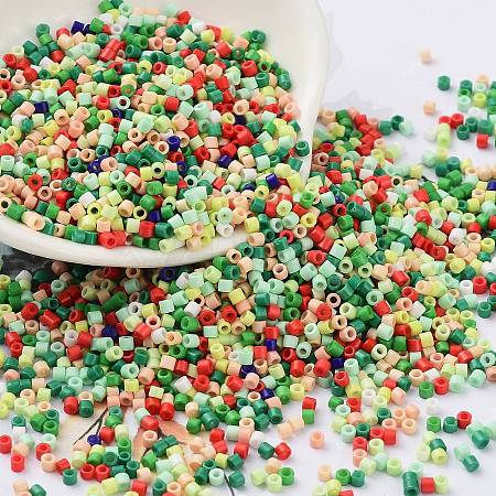 Baking Paint Glass Seed Beads SEED-S042-05B-51-1