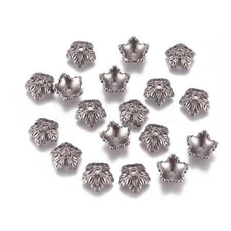 Tibetan Style Bead Caps X-TIBEB-A24621-B-LF-1