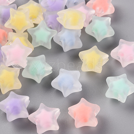 Transparent Acrylic Beads X-TACR-S152-02C-1