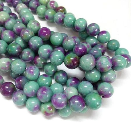 Jade Beads Strands X-G-D264-6mm-XH06-1