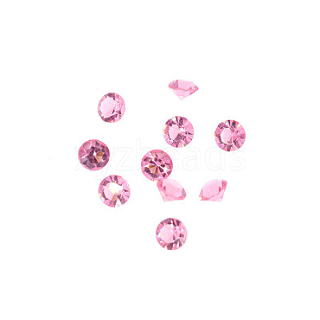 Glass Rhinestone Cabochons GLAA-TAC0005-5mm-10-1