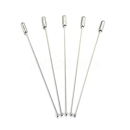 Brass Ball Head Pins Brooch Findings KK-WH0816-019P-01-1