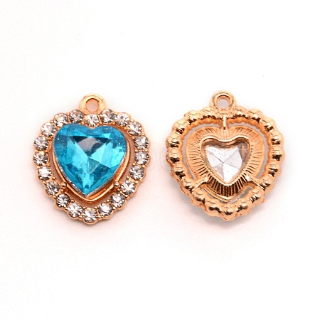 Alloy Rhinestone Pendants FIND-WH0100-23C-1