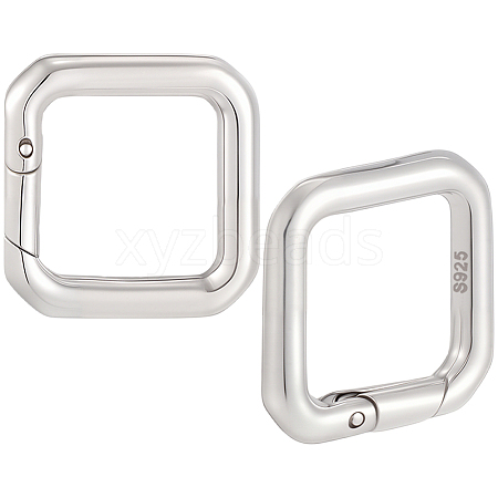 925 Sterling Silver Spring Gate Rings STER-BBC0009-25-1