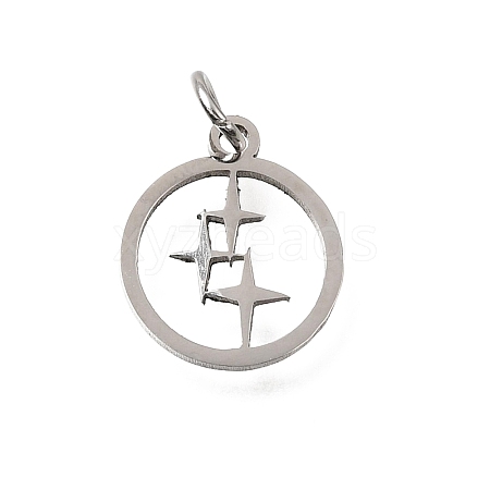 304 Stainless Steel Charms SA-CBA4CE0-13P-1