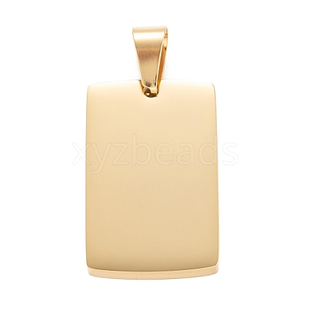 304 Stainless Steel Pendants STAS-F272-02G-1