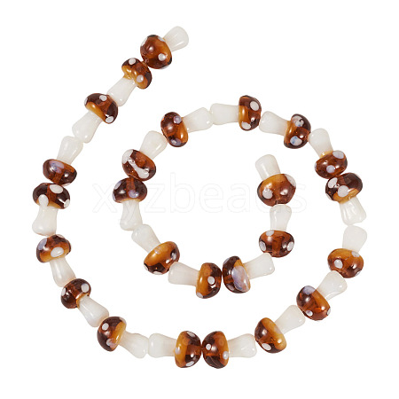 1Strand Handmade Lampwork Beads Strands LAMP-TA0001-84H-1