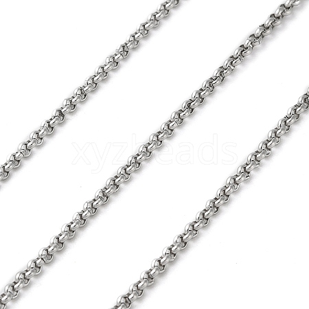 Tarnish Resistant 304 Stainless Steel Rolo Chains CHS-C010-05P-1