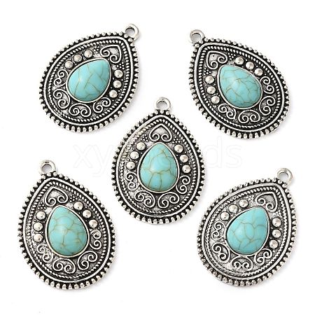 Tibetan Style Alloy Big Pendants PALLOY-TAC0044-16AS-1