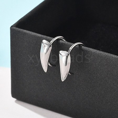 304 Stainless Steel Cuff Earrings EJEW-B116-05P-1