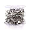 304 Stainless Steel Butterfly Link Cable Chains CHS-E006-03P-3