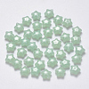 Imitation Jade Glass Beads X-GLAA-R211-04-B02-1