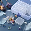 13Pcs Square Plastic Organizer Beads Storage Containers CON-YW0001-36-5