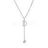 Alloy Lariat Necklaces WG02D6B-11-1