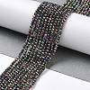 Electroplate Glass Beads Strands LS-GLAA-H021-01A-FP14-3