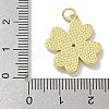 Brass Micro Pave Cubic Zirconia Pendants KK-M300-20G-01-3