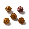 Natural Mookaite Carved Flower Beads G-O156-B-29-1