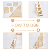 Wood Display Risers ODIS-WH0030-180-3