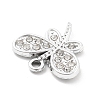 Alloy Rhinestone Pendants FIND-U026-25C-P-2