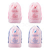 12Pcs 2 Colors  Makrofol Semi-transparent Drawstring Bag CON-MB0001-13-1