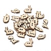 2-Hole Animal Theme Wood Buttons WD-CBA9CDE-02A-1