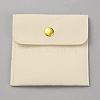 Microfiber Flip Jewelry Bags for Earrings ABAG-WH0039-31B-1