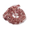 Natural Strawberry Quartz Beads Strands G-M205-94-3