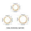 CHGCRAFT 304 Stainless Steel Hoop Earrings EJEW-CA0001-02-2