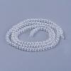 Imitation Crystal Glass Beads GLAA-D030-1-2