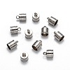 Tarnish Resistant 304 Stainless Steel Cord Ends X-STAS-E020-2-2