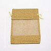 Burlap Packing Pouches Drawstring Bag ABAG-TAC0006-01A-1