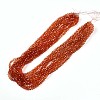Baking Paint Transparent Glass Beads X1-DGLA-A035-T6mm-A04-2