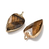 Natural Tiger Eye Pendants G-G012-13G-10-2