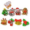 Christmas Theme Transparent Resin Cabochones PW-WG91FD0-01-4