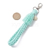 Beaded Cotton Mobile Phone Strap HJEW-JM02733-3