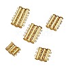 Brass Magnetic Slide Lock Clasps KK-TA0007-30G-1