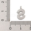 304 Stainless Steel Charms STAS-G345-01P-S-3