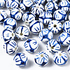 Handmade Porcelain Beads PORC-Q212-12mm-1-1