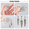  16Pcs 2 Colors Tibetan Style Alloy Big Pendants FIND-NB0001-48-3