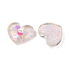 Printed Translucent Epoxy Resin Cabochons RESI-XCP0002-63B-2