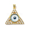 Real 18K Gold Plated Brass Pendants KK-L209-007G-10-1