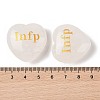 Natural Quartz Crystal Heart Engraving MBTI Figurines Statues for Home Office Desk Decorations G-K353-05H-3