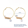 (Jewelry Parties Factory Sale)Brass Hoop Earrings EJEW-JE03939-2