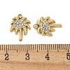 304 Stainless Steel Rhinestone Pendants STAS-I322-40G-3