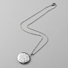 304 Stainless Steel Photo Locket Necklace NJEW-WH0016-10-2