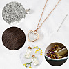 1Pc Stainless Steel Heart Pendant Urn Ashes Necklaces NJEW-CN0001-17RG-6