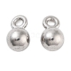 Non-Tarnish 304 Stainless Steel Charms STAS-L082-013P-1