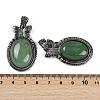 Natural Green Aventurine Pendants G-I370-09AS-05-3