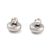 Non-Tarnish 202 Stainless Steel Charms Flat Round Charm STAS-B072-07P-02-2