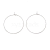 316 Surgical Stainless Steel Hoop Earrings Findings STAS-D183-02P-03-1